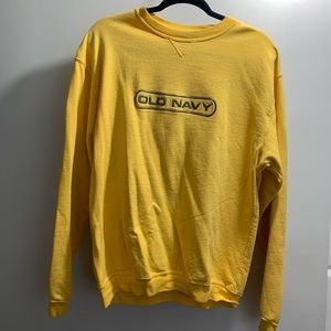 Vintage yellow Old Navy crewneck